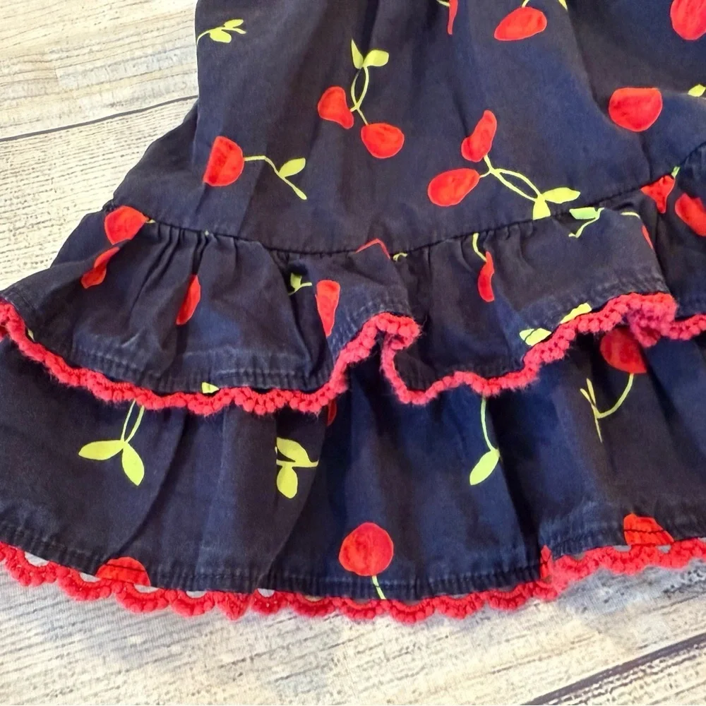GYMBOREE Playful Cherry Embroidered Skort/size 5T
